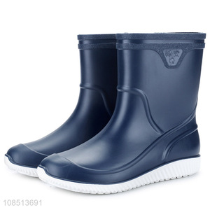 Online wholesale waterproof pvc men working rain boot for outdoor