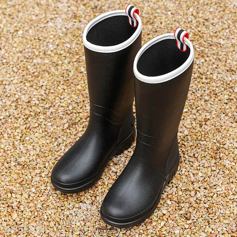 Factory direct sale winter waterproof women rain boots fashion shoes wholesale