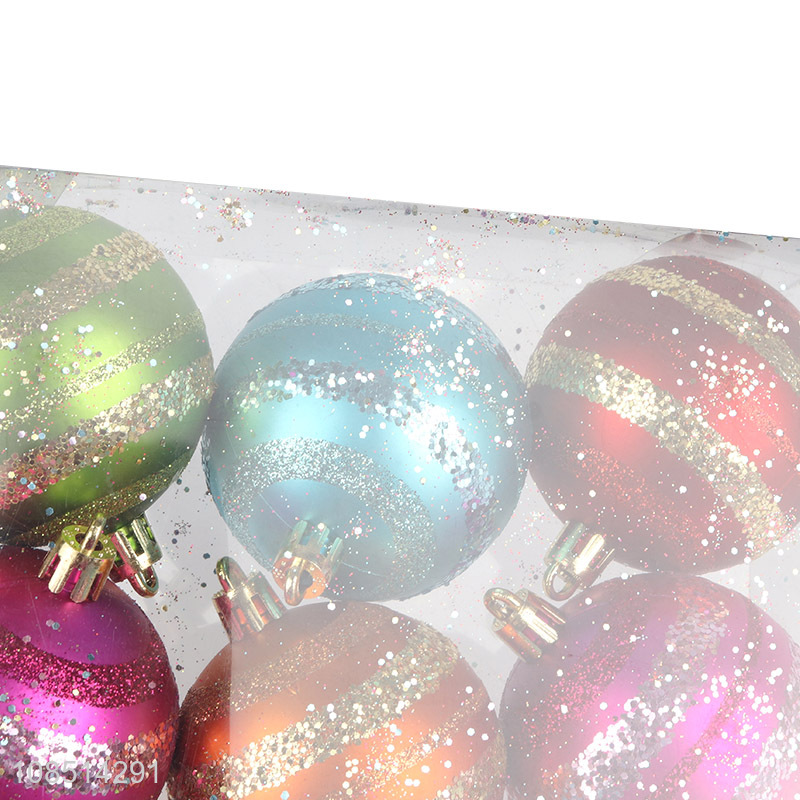 Wholesale 9cs Christmas ball Christmas tree decor holiday ornaments