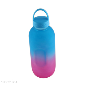 China imports 1600ml gradient color drinking water bottle wholesale