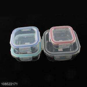 China wholesale household glass food storage box preservation box