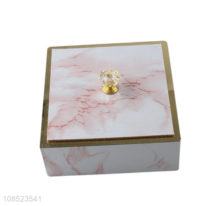 Wholesale density board storage box marble pattern storage container