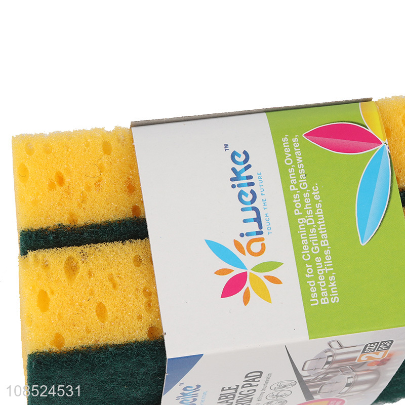 Bottom price dishwashing sponge scrub sponge for cleaning