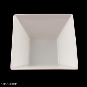 Wholesale square ceramic bowls fruit snacks desserts bowls