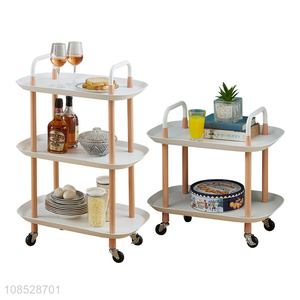 High quality multipurpose floor-standing multi-layer storage rack trolley