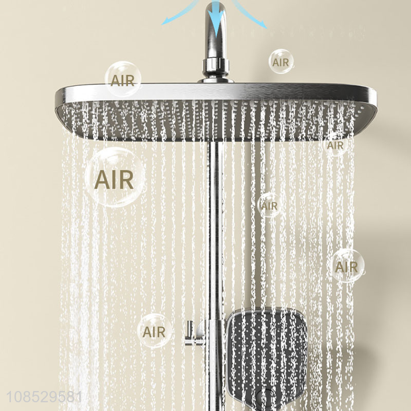 Wholesale thermostatic shower systerm set brass rainfall shower faucet set