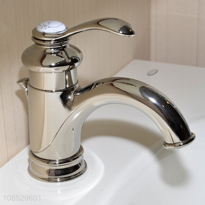 Wholesale retro brass basin tap washbasin faucet for bathroom sink