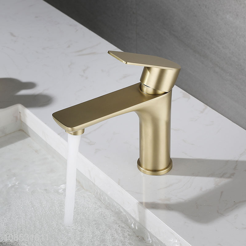 Online wholesale single handle sink faucet bathroom faucet