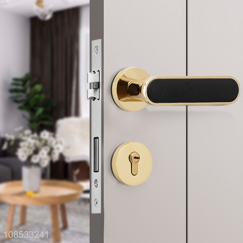 Online wholesale silent door lock zinc alloy door handle lock