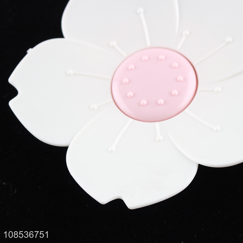 New product flower shaped plastic soap holder plastic soap dish