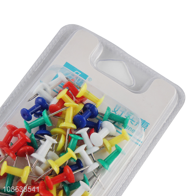 Good quality plastic head thumbtacks for cork board wall hangings