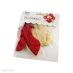 Popular products 8pcs latex balloons coffetti balloons party supplies