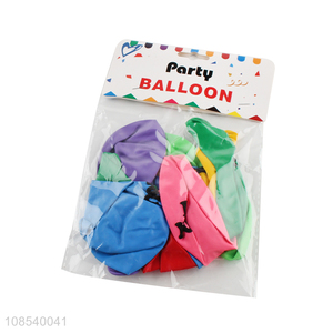 Factory price 10pcs latex balloons for holiday Christmas party decor