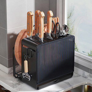 Hot items multifunctional kitchen knife holder shelving