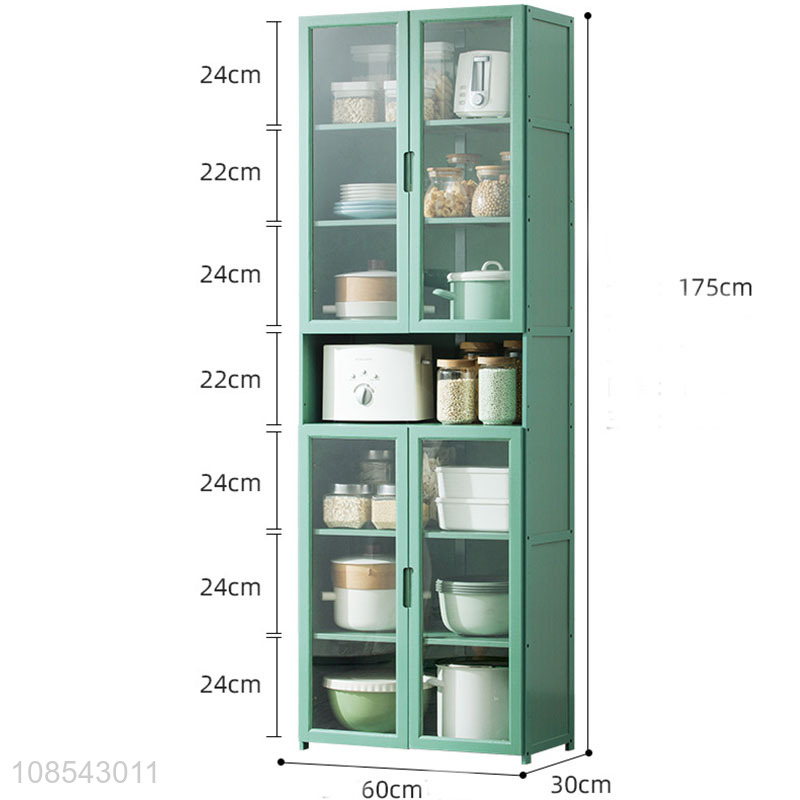 Wholesale multipurpose bamboo kitchen cabinet for dishes seasoning box