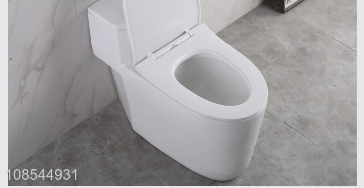 High quality white household toilet bowl ceramic backflush toilet