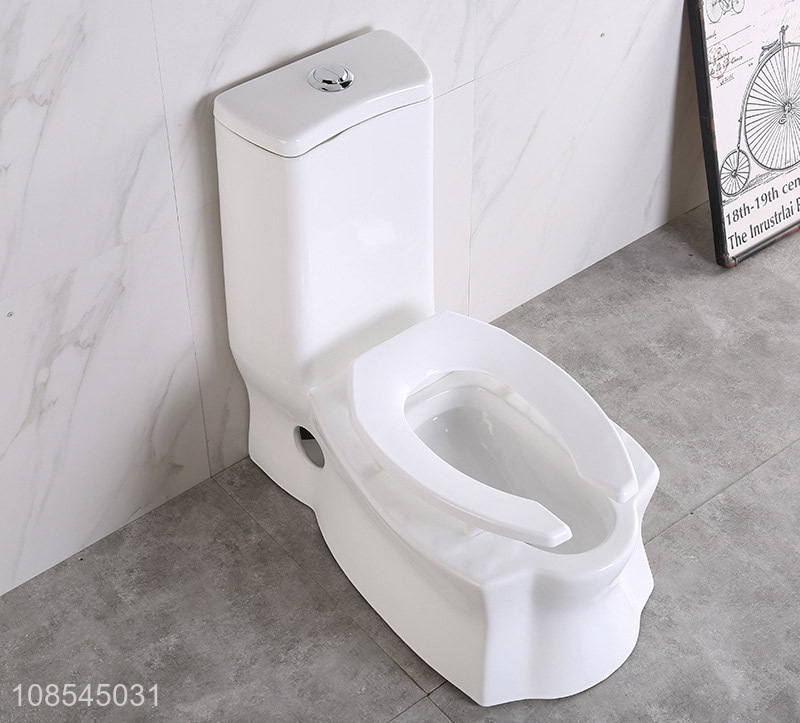 New product glazed dual purpose one piece ceramic washdown toilet