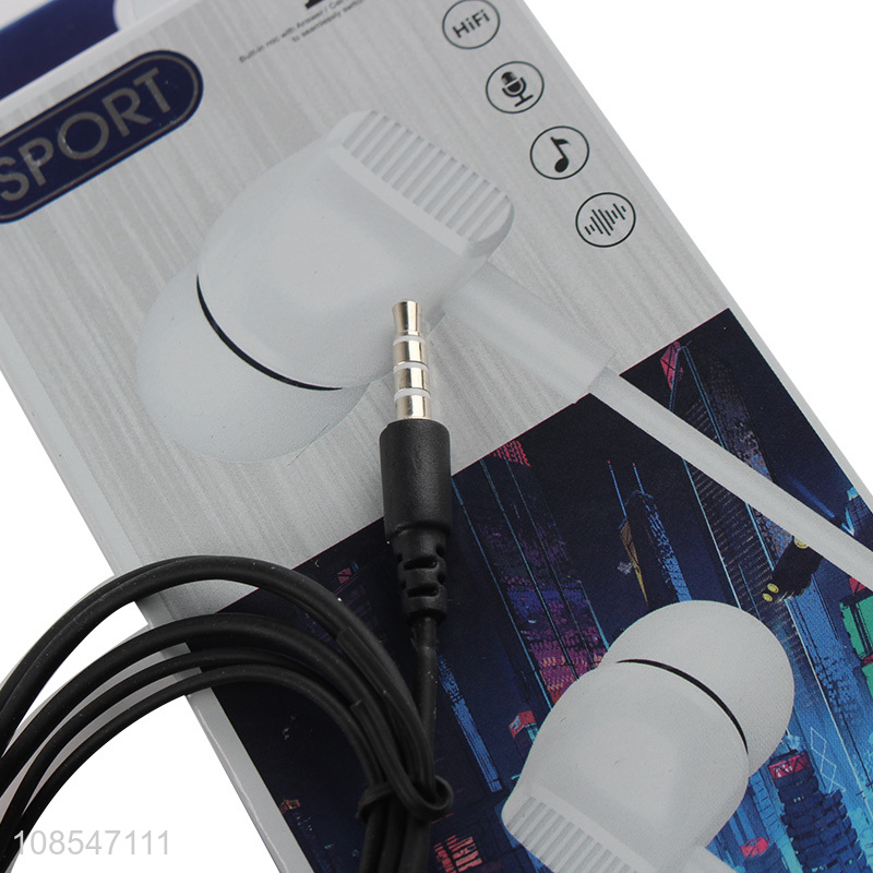 Hot sale super bass in-ear wired earbud headphones with mic