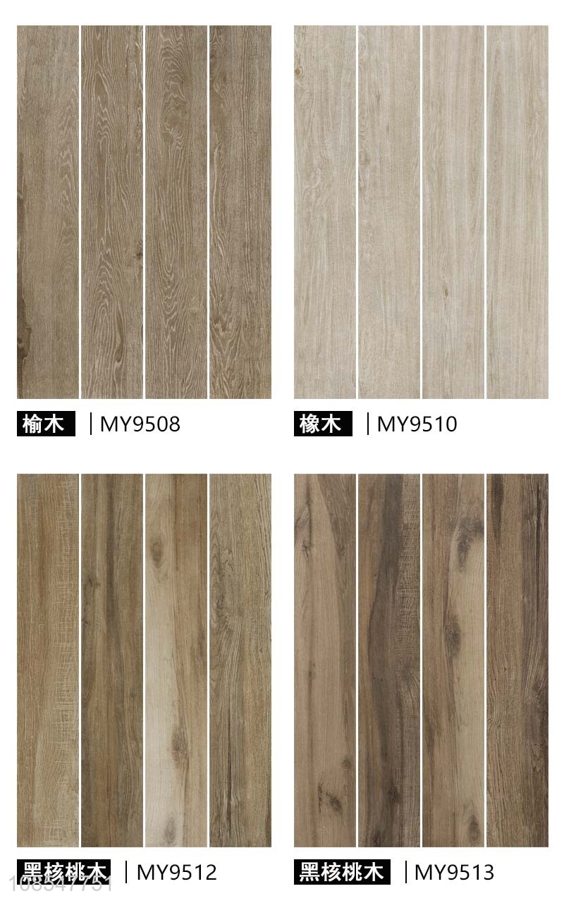 Best price all-porcelain wood grain floor tile for sale