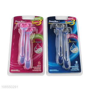 China factory ptivoting head disposable razor for men