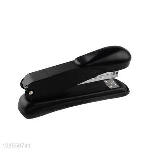 Yiwu market black metal stationery plier stapler for sale