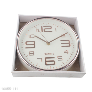 China imports bedroom living room silent quartz wall clocks