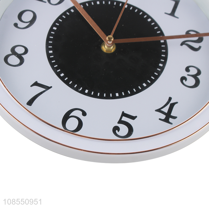 Factory supply simple design plastic wall clock for home kitchen