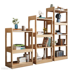 Wholesale from china solid wood multi-storey floor-to-ceiling bookshelves