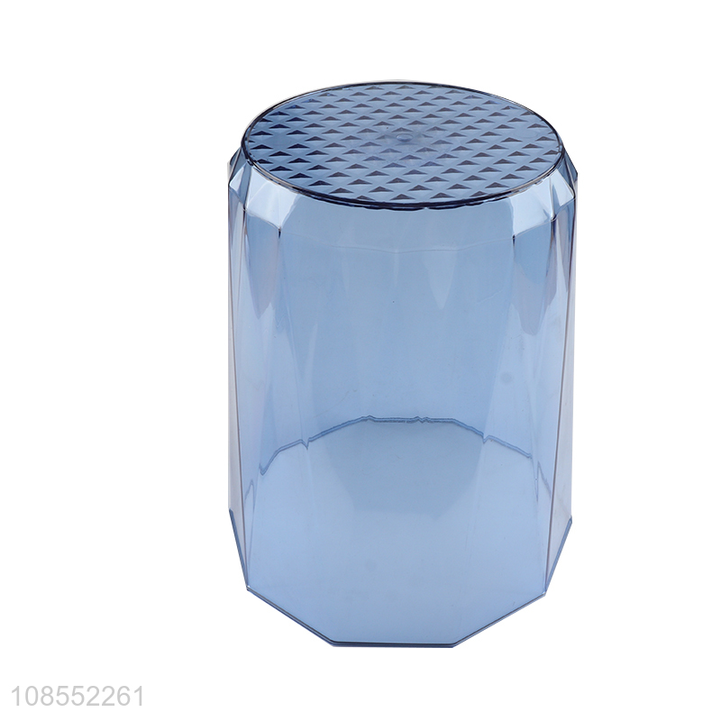 Factory direct sale PET plastic trash can round trash bin