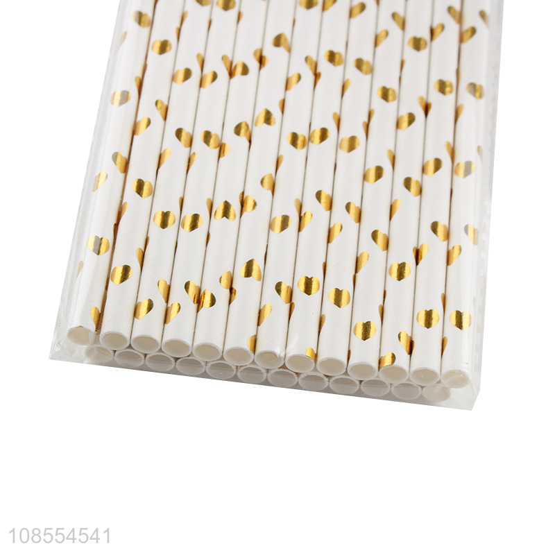 New style party supplies paper disposable straw for sale