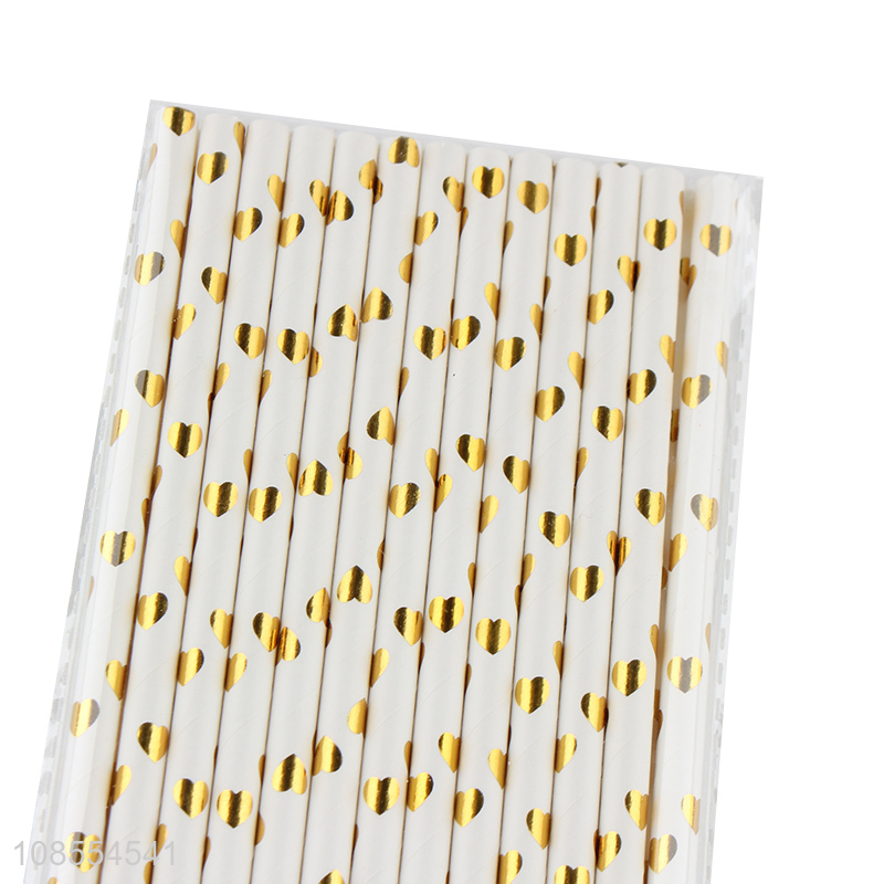 New style party supplies paper disposable straw for sale