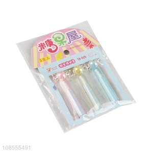 Good quality 3pcs plastic pencil caps pencil toppers for student