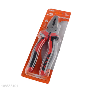 Wholesale 8 inch high leverage lineman combination pliers with soft girp