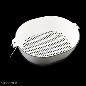 Wholesale 2pcs/set plastic vegetable fruit washing basket kitchen drain basket