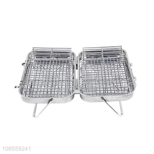 Online wholesale foldable stainless steel barbecue grill