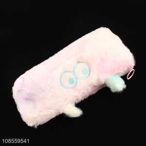 Hot selling cute plush pencil bag for teen girls kids