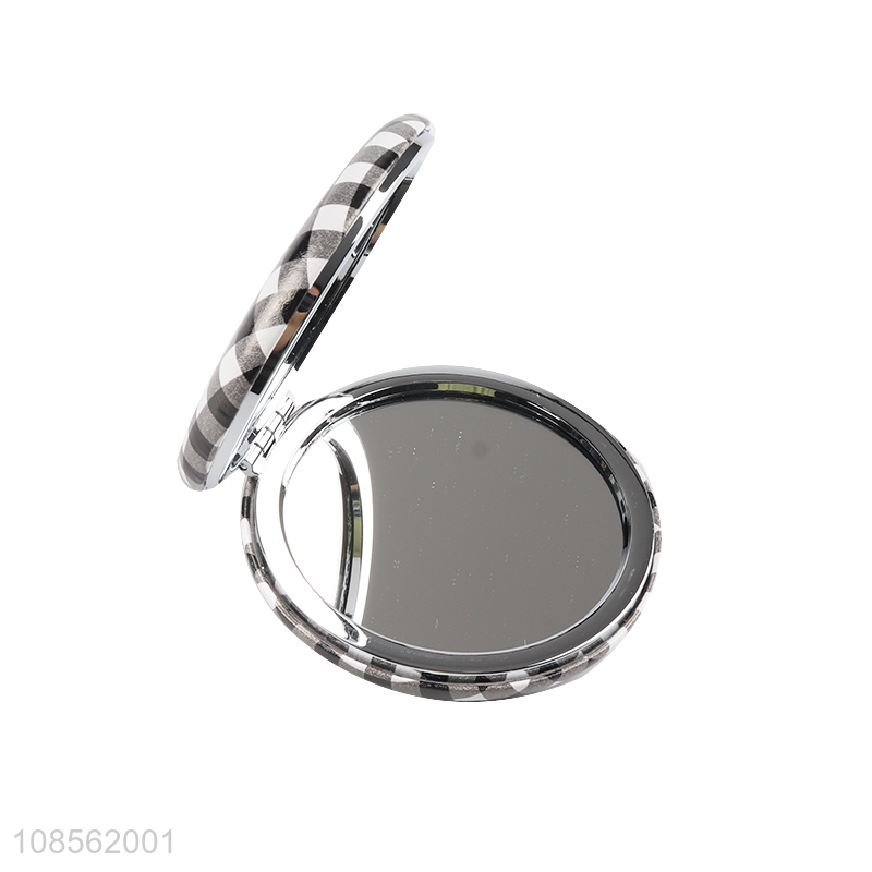 Yiwu market round double sided compact mirror portable mirror