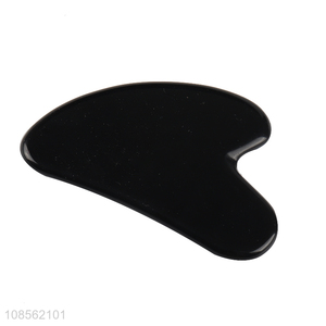 Wholesale face beauty natural obsidian scraping board gua sha tools