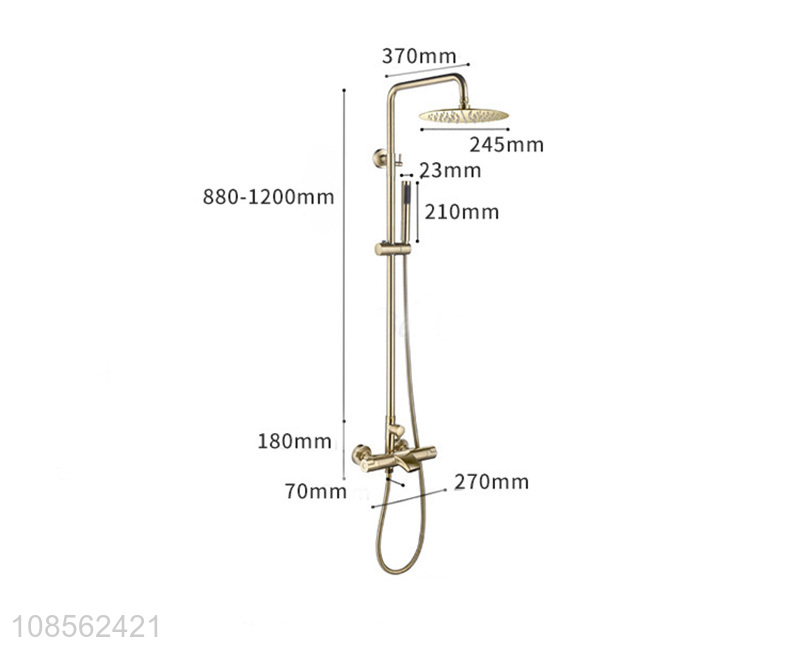 Wholesale from china thermostatic intelligent shower set