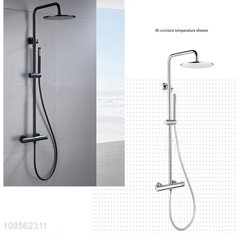 Low price thermostatic booster hand shower system set