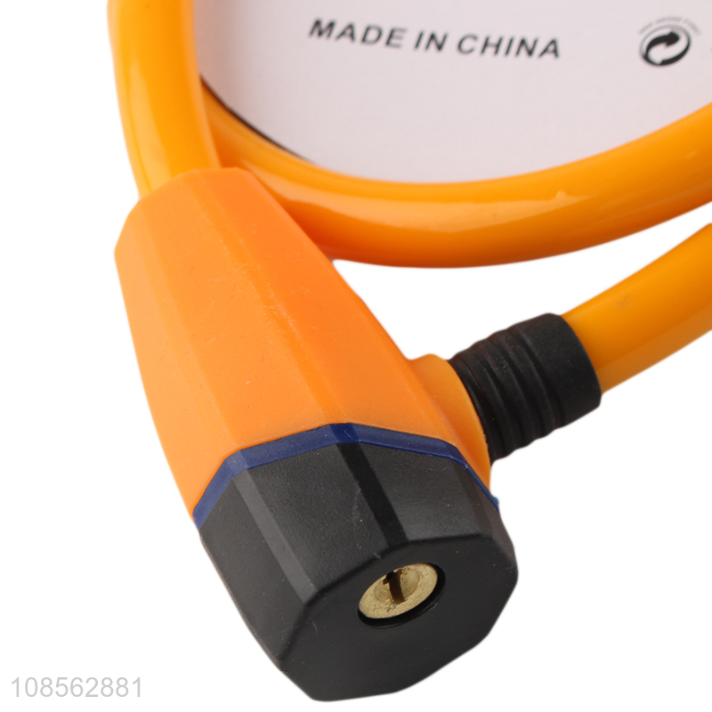 Hot selling custom bike lock steel cable lock for bicycle