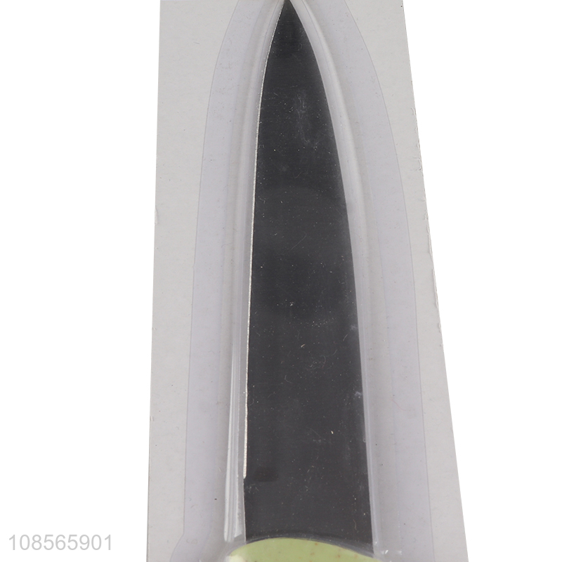 Hot selling stainless steel fruit paring knife with anti-slip handle