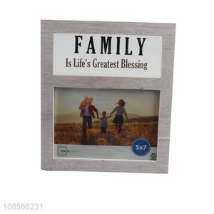 China factory plastic home décor family photo frame