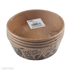 High quality 8oz 4pcs paper bowl for take away food