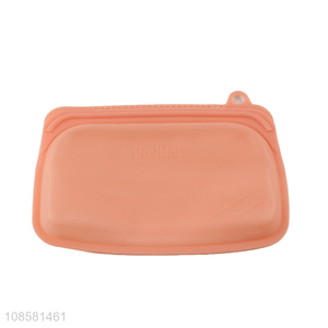 Wholesale waterproof silicone storage bag makeup cosmetic bag for travel