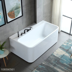 Top quality luxury freestanding acrylic bathtub for home hotel