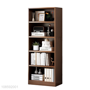 High quality 5-layered artificial board bookcase custom bookshelf