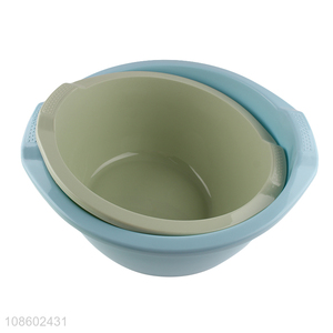 Factory price round multipurpose plastic wash basin for face