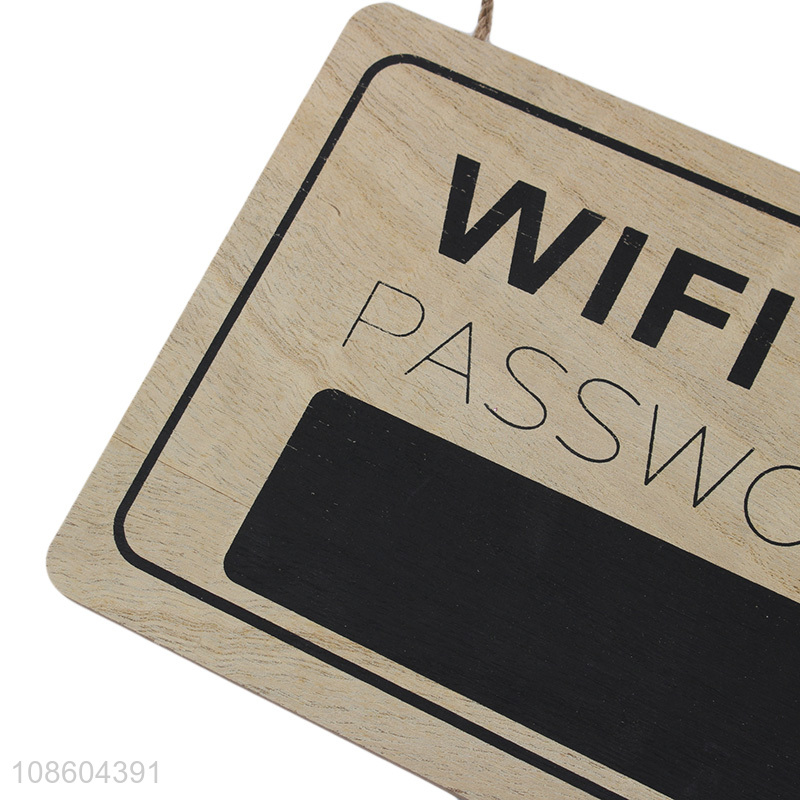 Hot items hanging WiFi password sign Wi-fi blackboard chalkboard