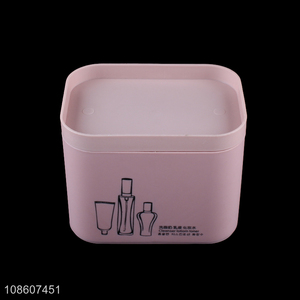 Top quality home desktop  plastic makeup cosmetic storage box